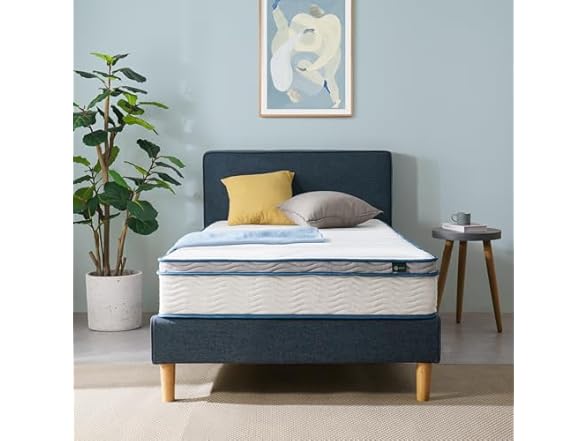 ZINUS 10" (New Version) Spring Sensation Hybrid Twin Mattress