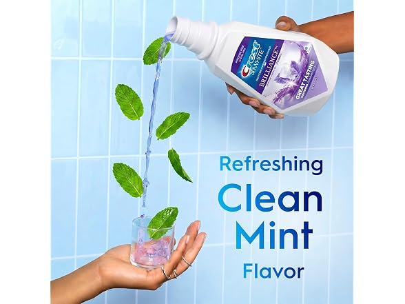 Crest 3DWhite Mouthwash, 33.8 fl oz