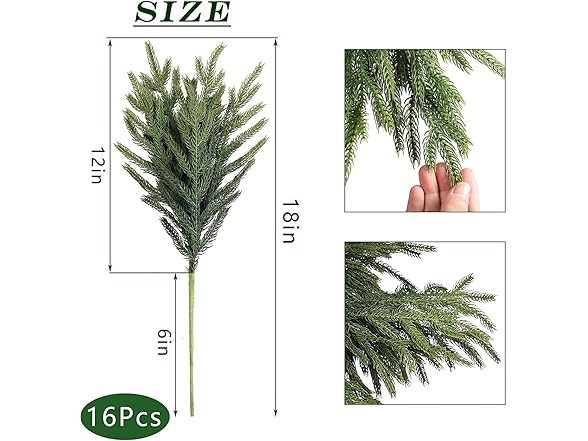 FJJRTWDG 16 Pcs Of Artificial Plants