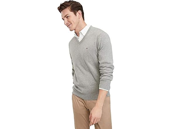 Tommy Hilfiger Men (M) Cotton V Neck Sweater