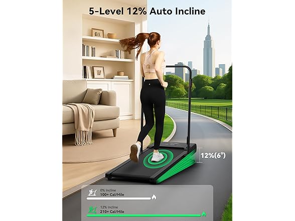 felfast Auto Incline Treadmill | 12%