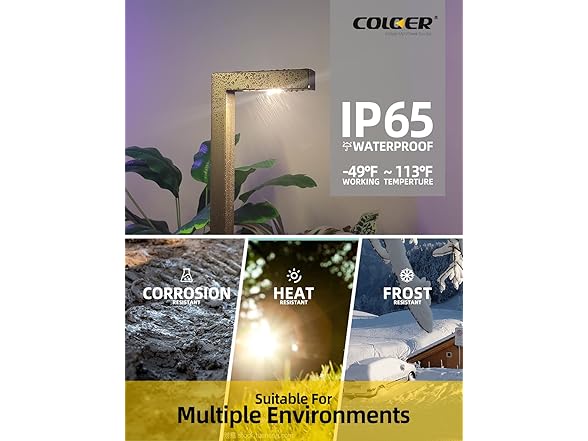 Outdoor Garden Light Brass