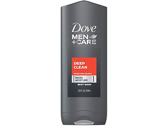 Dove Men Care Deep Clean Body Face Wash 13.5oz