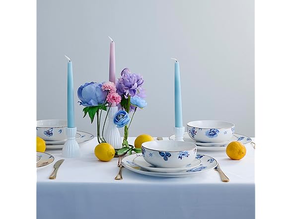 Stone Lain Viola 12-Piece Dinnerware Set