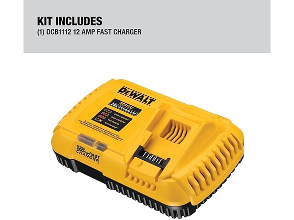 DEWALT DCB1112 Battery 20V + Flexvolt Fast Charger
