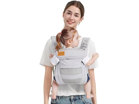 Shiaon Baby Carrier Newborn to Toddler Grey