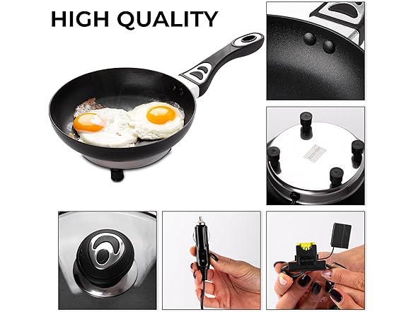 Zone Tech CT0006 12V Frying Pan