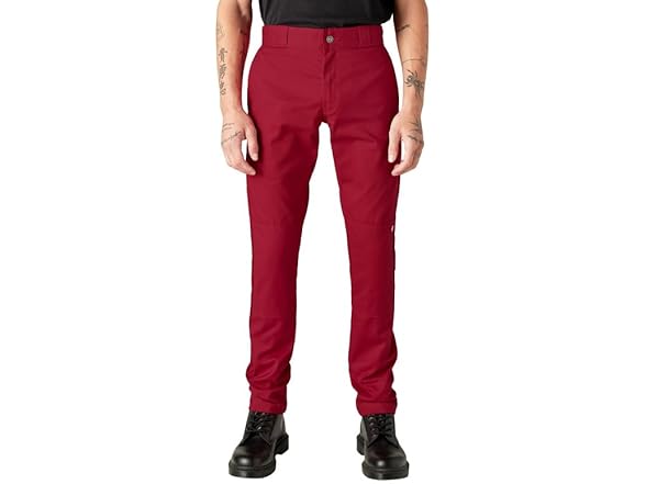 Dickies Men's Skinny Fit Double Knee Wor