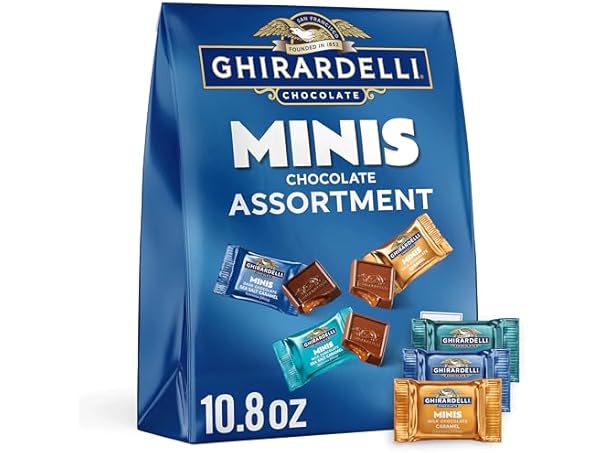 $6.99, Was $14.5432, 51% Off! Ghirardelli Minis Choc Assortment 10.8oz dealfomo