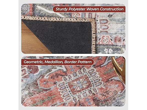Superior 10'x14' Rustic Medallion Indoor Area Rug