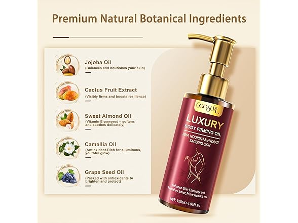 Body Firming Oil, Deep Lasting Hydration