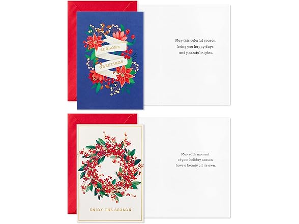 Hallmark Boxed Christmas Cards Assortment