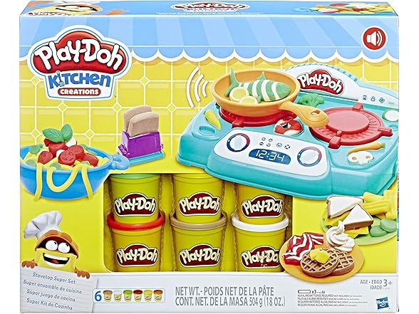 Play-Doh Kitchen Creations Stovetop Super Set