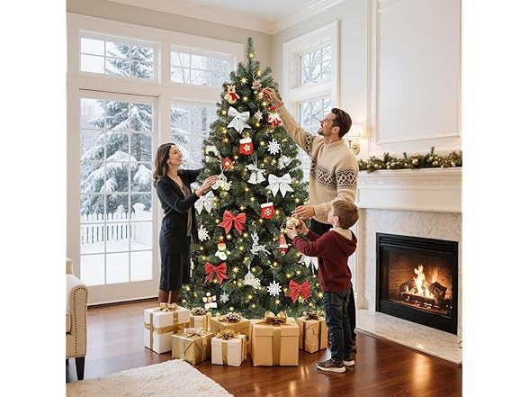 KISIQI 7.5 Feet Christmas Tree