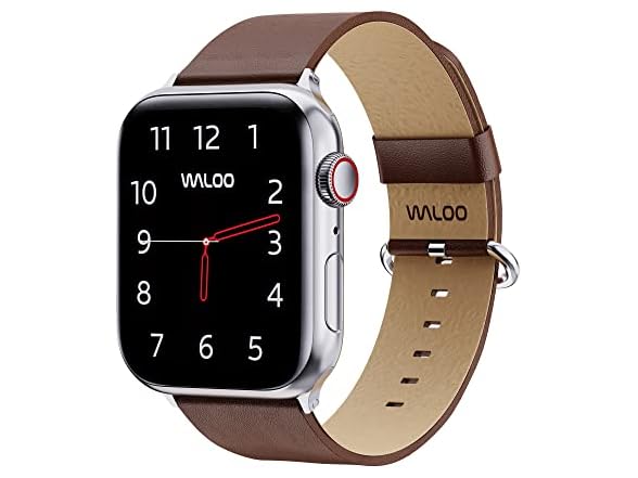 Waloo Genuine Leather apple watch band