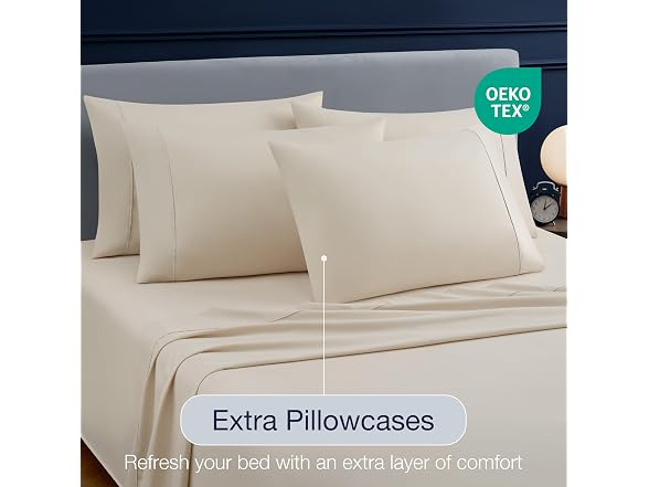 Casual Living Bonus Pillowcase Sheet Set