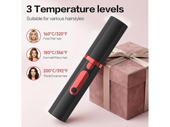 Cordless Hair Straightener, Portable