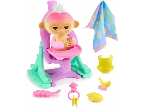 Fingerlings 2023 Interactive Baby Monkey Set