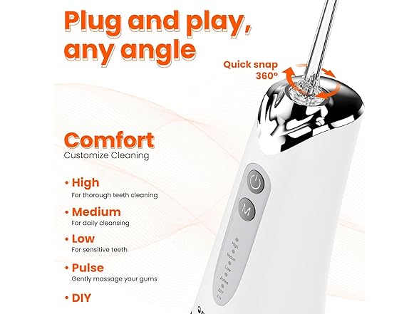 Maohaha Water Dental Flosser (White)