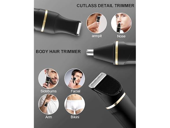 Body Hair Trimmer Men: Manscape 3 in 1