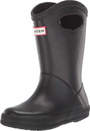 Hunter Original First Classic Boot Kids Black Size 13 Little Kid