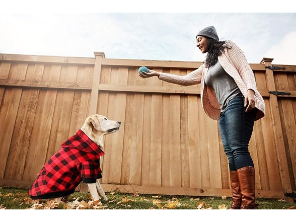 Red Plaid Dog Hoodie Sweater for Large Dogs P