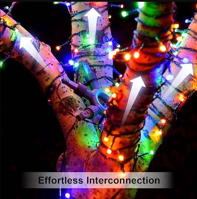 Hakol 750 LED 245FT Star String Lights - Gallery 8