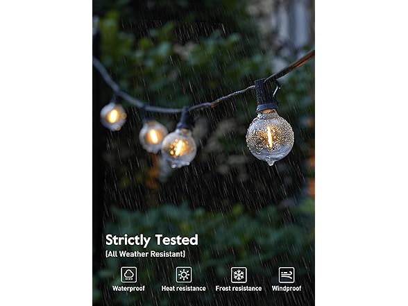 Brightown 109Ft LED Outdoor String Light
