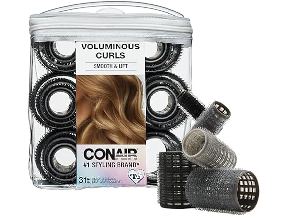 Conair Heatless Curlers 31 Count