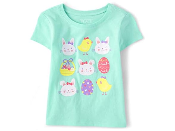 The Children's Place Girls (4T) Baby Short T-Shirt