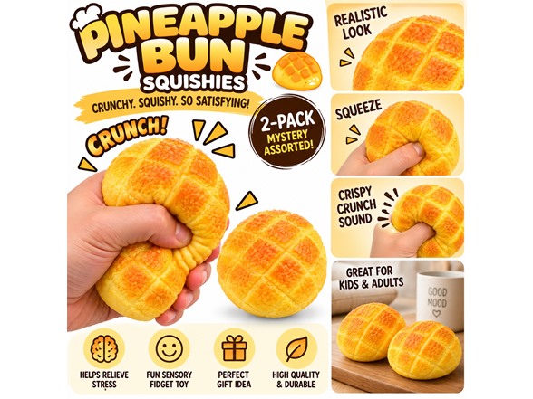 Pineapple Bun Crunch Squishy