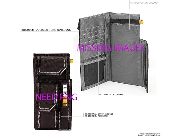 ToughBuilt TB-56-M-C Organizer + Medium Grid Notebo