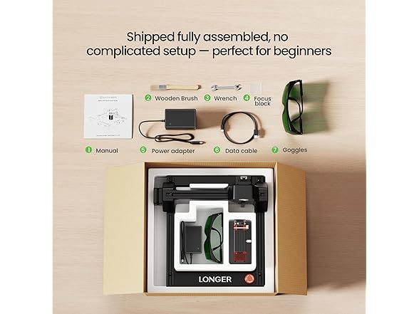 Longer LONGER RAY5 Laser Engraver 2500mW High P
