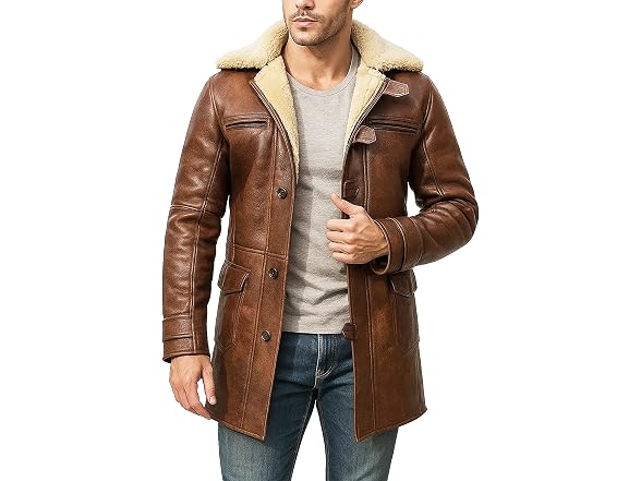NM-Fashions Men (XL) Trench Coat
