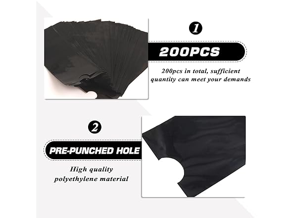 Autdor Large Machine Pen Covers 200pcs 