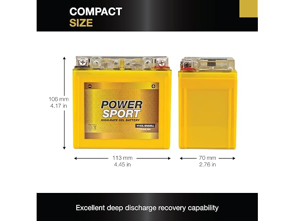 ExpertPower YTX5L-BS Gel Battery 12V