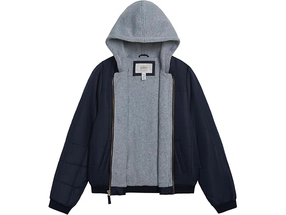 London Fog Boys' Quilted Bomber Jacket (18 Months)