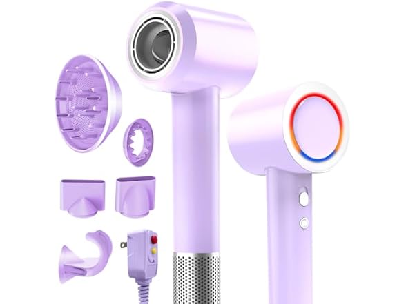 USKOWO Hair Dryer, 1800W Fast Drying Blow Dryer