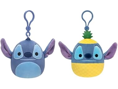 $12.34, Was $14.99, 17% Off! Squishmallows 3.5in Stitch and Pineapple Stitch Clip 2Pk dealfomo