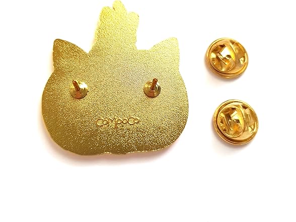 Cat Enamel Pin Pumpkin Black Cat