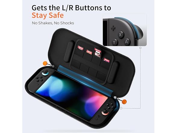 COOWPS Black Nintendo Switch 2 Case