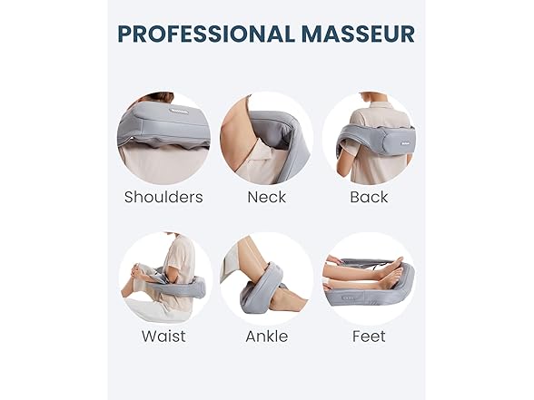 Nekteck Neck and Shoulder Massager for Pain Relief