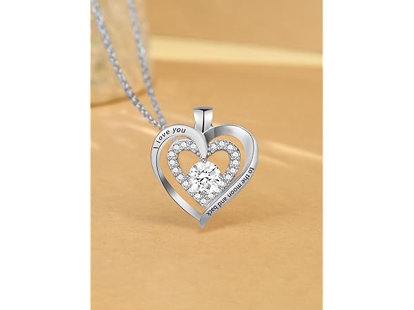 Preserved Red Rose Bear Love Necklace