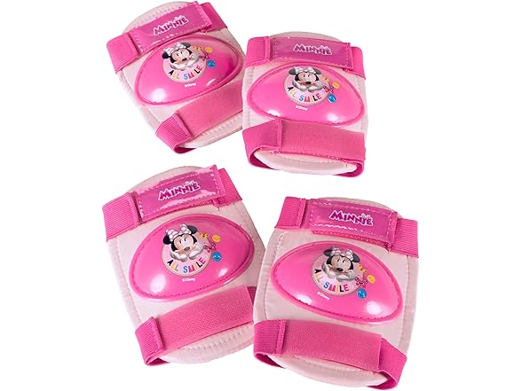 Minnie Mouse Junior Skates Includes Knee and Elbow Pads