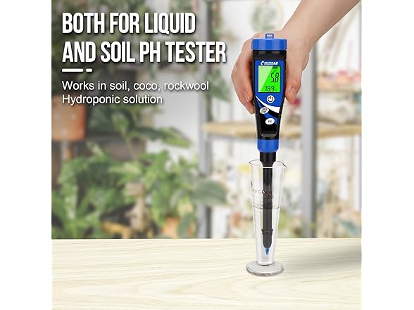 UIUZMAR Soil pH Meter Digital Test