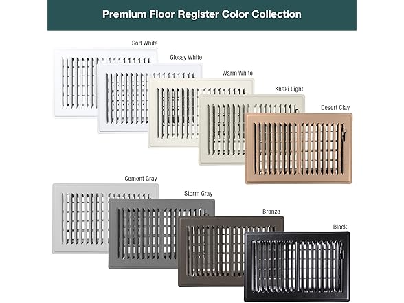 Desert Clay, 4x14, Premium Floor Register