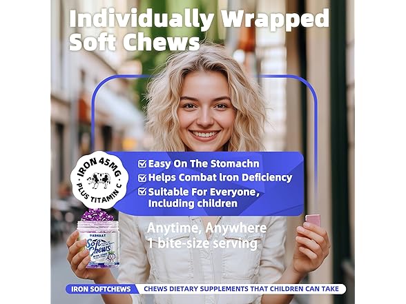 Parhaat Iron Soft Chew Supplement