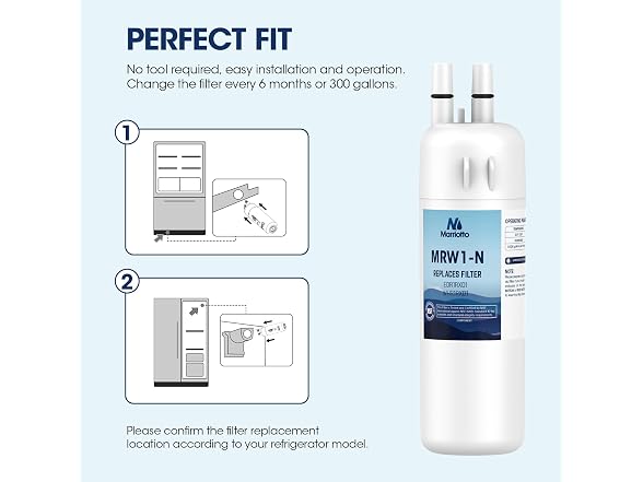 EDR1RXD1 Fridge Water Filter, 3 Pack