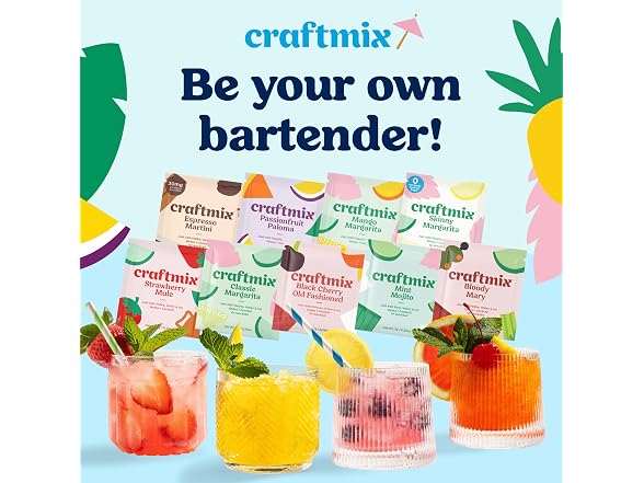 Craftmix Margarita Variety 12 Pack Drink Mixer