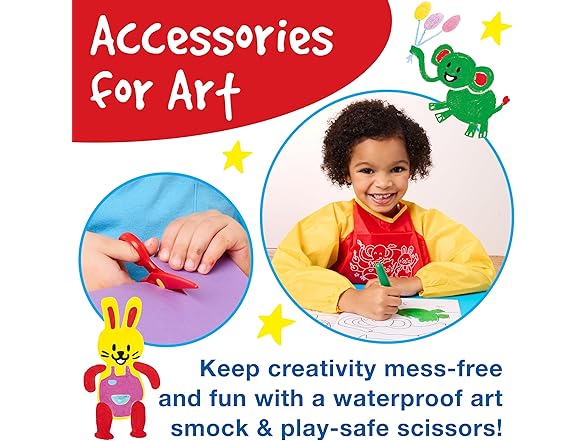 Faber-Castell Little Creatives ArtPlay Set: 15 Piece Toddler Art Set